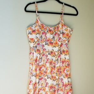 Gap Orange Cream Grey Sun Dress 4